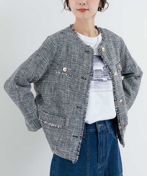 セール】【ANNA LUNA】オケージョン にも◎ 羽織るだけで品よく決まる