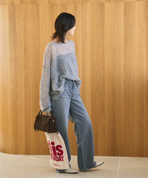 LE TALON（ルタロン）の「LETALON メッセージトート（トートバッグ・レディース・ブルー/ブルー系その他/アイボリー/レッド/ブラウン・FREE）」の7枚目の写真