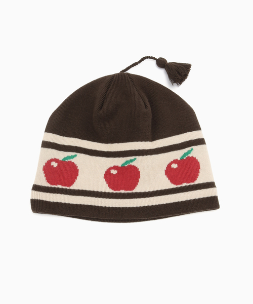 ONLY NY（オンリーニューヨーク）の「ONLY NY / オンリーニューヨーク Apple Beanie（ニットキャップ/ビーニー・メンズ・ボルドー・FREE）」の2枚目の写真