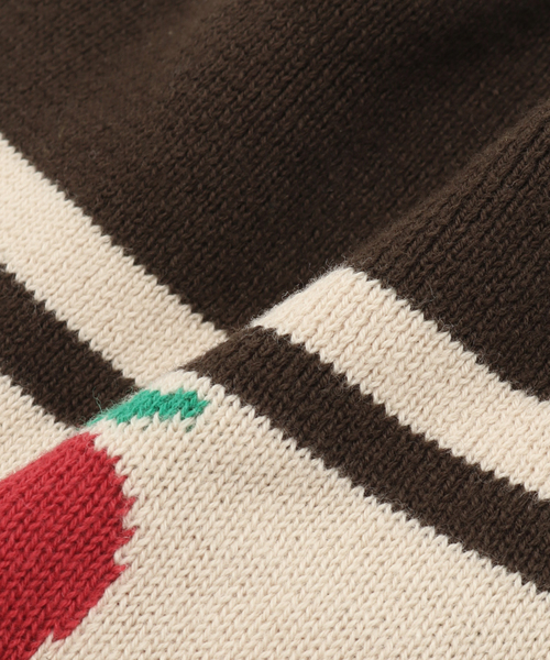 ONLY NY（オンリーニューヨーク）の「ONLY NY / オンリーニューヨーク Apple Beanie（ニットキャップ/ビーニー・メンズ・ボルドー・FREE）」の3枚目の写真