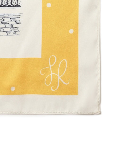 ROPE' PICNIC(ロペピクニック)の「シティーパターンスカーフ 90cm(バンダナ/スカーフ・レディース・ベージュ/サックスブルー/オレンジ系その他・FREE)」の11枚目の写真