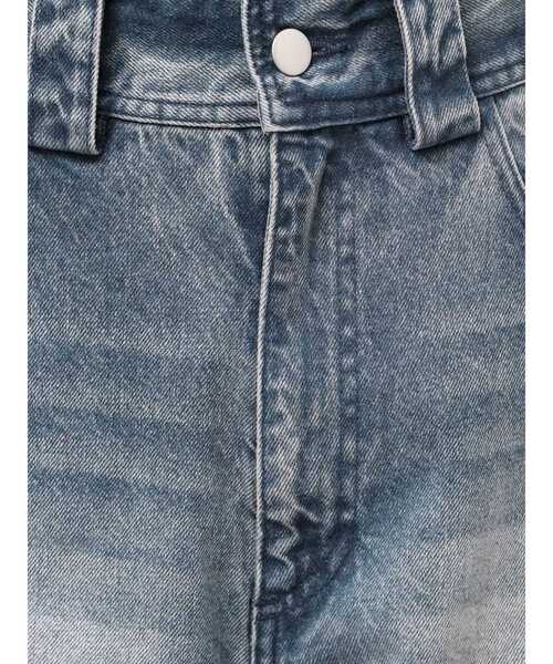 MURUA（ムルーア）の「パッチポケットバレルレッグデニム（デニムパンツ・レディース・ブルー・1/2）」の18枚目の写真