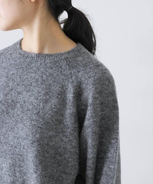 かぐれ（カグレ）の「アルパカクルーネックニット（ニット/セーター