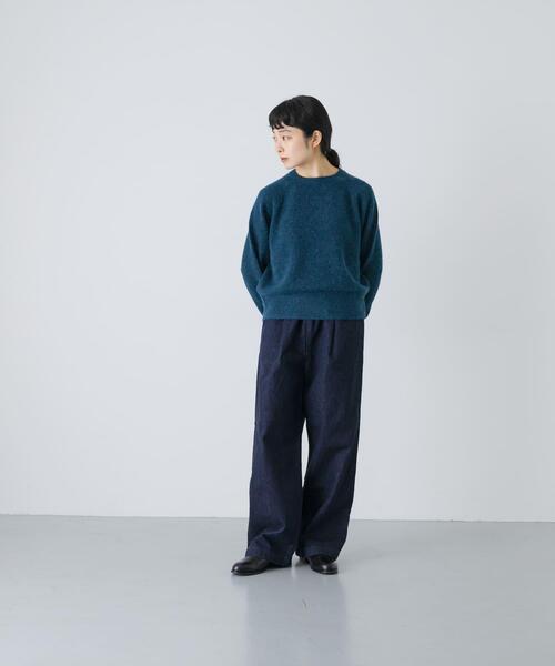 アルパカクルーネックニット（ニット/セーター）｜かぐれ（カグレ）の