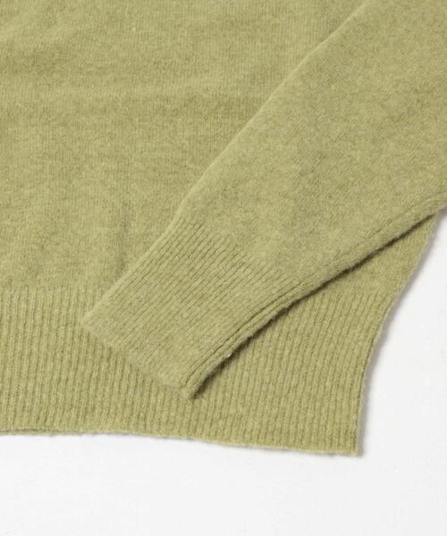 かぐれ(カグレ)の「アルパカクルーネックニット(ニット/セーター・レディース・グレー/イエロー/ブルー・FREE)」の8枚目の写真