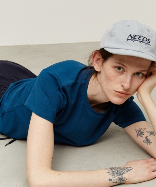 Auntie Rosa Holiday(アンティローザホリデー)の「ベーシッククルーTEE / 接触冷感 / 抗菌防臭 / UVCUT(Tシャツ/カットソー・レディース・チャコールグレー/オフホワイト/ブラック/ダークブルー・FREE)」の13枚目の写真