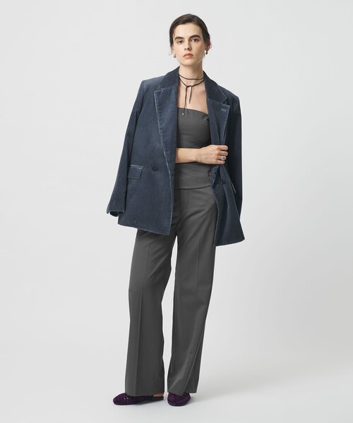 H　BEAUTY&YOUTH UNITED ARROWS（エイチビューティーアンドユースユナイテッドアローズ）の「＜H＞TWN ツイル ビスチェ（その他トップス・レディース・グレー系・FREE）」の3枚目の写真