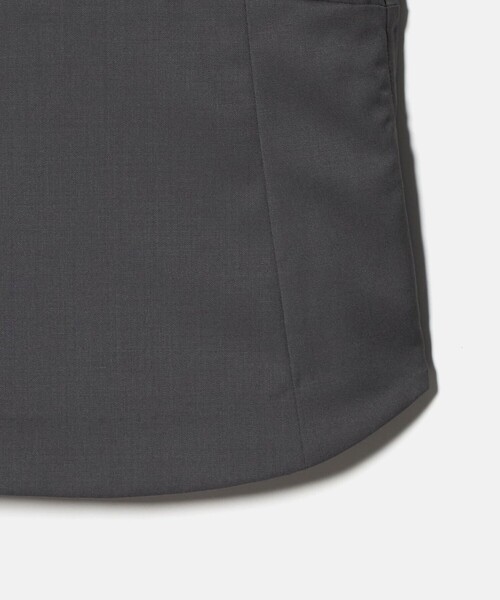 H　BEAUTY&YOUTH UNITED ARROWS（エイチビューティーアンドユースユナイテッドアローズ）の「＜H＞TWN ツイル ビスチェ（その他トップス・レディース・グレー系・FREE）」の8枚目の写真