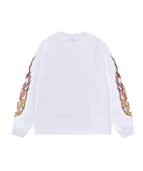 SPLR（エス・ピー・エル・アール）の「ジップフーディ｜Enth x SPLR Galaxy Logo Long Sleeve Tee｜SPLR（Tシャツ/カットソー・メンズ・ブラック/ホワイト・X-LARGE/LARGE/MEDIUM）」の3枚目の写真