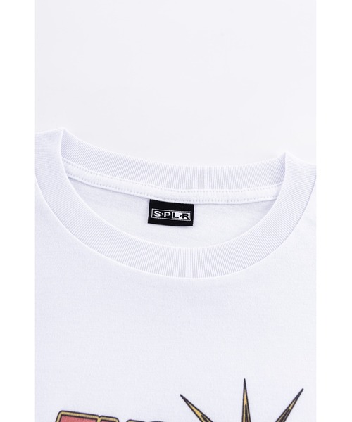 SPLR（エス・ピー・エル・アール）の「ジップフーディ｜Enth x SPLR Galaxy Logo Long Sleeve Tee｜SPLR（Tシャツ/カットソー・メンズ・ブラック/ホワイト・X-LARGE/LARGE/MEDIUM）」の5枚目の写真