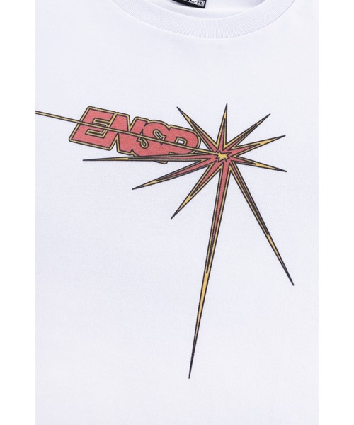SPLR（エス・ピー・エル・アール）の「ジップフーディ｜Enth x SPLR Galaxy Logo Long Sleeve Tee｜SPLR（Tシャツ/カットソー・メンズ・ブラック/ホワイト・X-LARGE/LARGE/MEDIUM）」の4枚目の写真