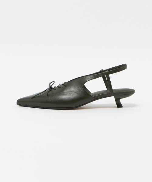 JVAM（ジェーヴィエーエム）の「＜JVAM＞GILLIAN B/STRAP パンプス＜ Select by EMMEL REFINES ＞（パンプス・レディース・ダークグリーン/ブラック・37/38/36）」の2枚目の写真