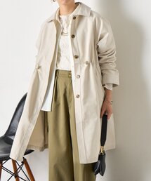 ギャザーステンカラーコート セール】《追加》ギャザーステンカラーコート（ステンカラーコート