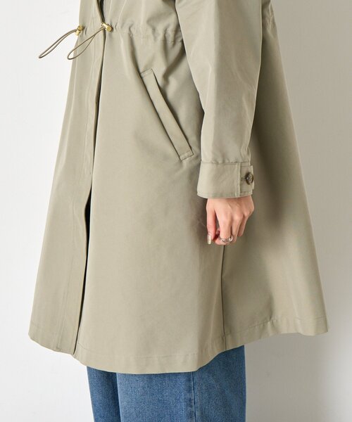 Jena espace merveilleux(ジェナ エスパスメルヴェイユ)の「ウエストギャザーコート(ステンカラーコート・レディース・アイボリー/カーキ・FREE)」の9枚目の写真