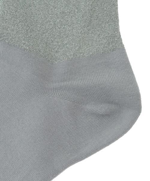 CONVERSE TOKYO（コンバーストウキョウ）の「STAR★ GLITTER SHEER BI-COLOR SOX（ソックス/靴下・レディース・ピンク/シルバー/ブラック/ベージュ・FREE）」の7枚目の写真