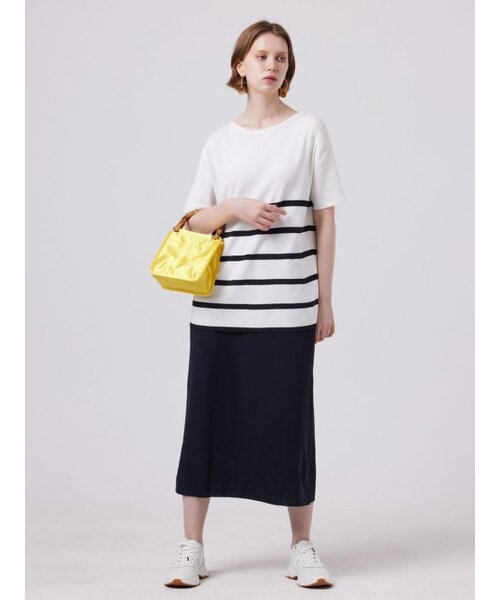 AYIHOLIC CASHMERE(アイホリックカシミア)の「マリンボーダースカートセット(ニット/セーター・レディース・その他・FREE)」の2枚目の写真