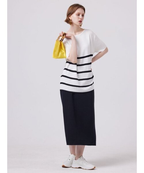 AYIHOLIC CASHMERE(アイホリックカシミア)の「マリンボーダースカートセット(ニット/セーター・レディース・その他・FREE)」の3枚目の写真