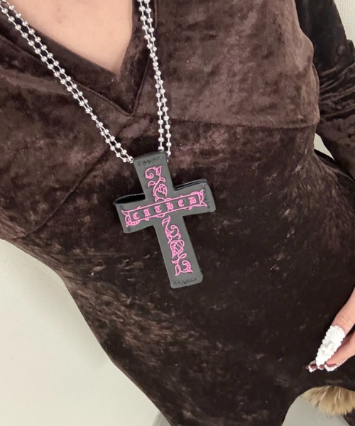 クロスレザーネックレス② .KOM│A'GEM/9×.KOM【公式】｜韓国