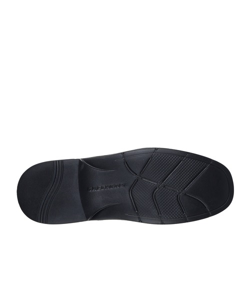 SKECHERS(スケッチャーズ)の「スケッチャーズ ハンズフリースリップインズ リラックスドフィット:キャスウェル - アルフィー(ドレスシューズ・メンズ・ブラック×ブラック・25cm/26cm/27cm/26.5cm/27.5cm/25.5cm)」の4枚目の写真