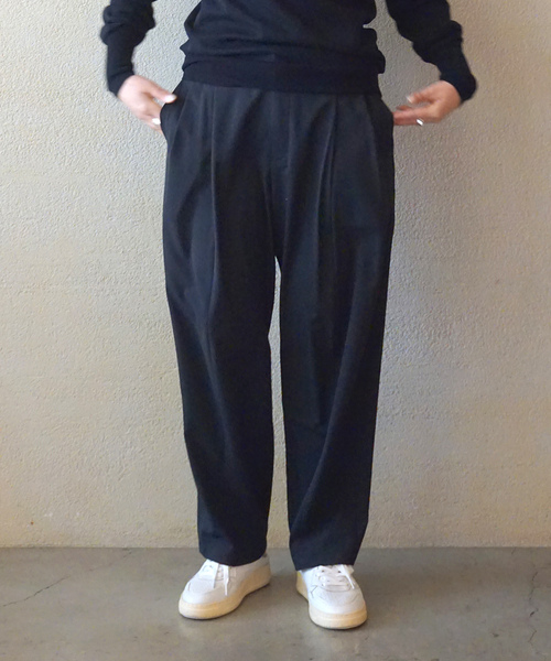 ライトツイル タックテーパーパンツ（スラックス）｜JOURNAL STANDARD