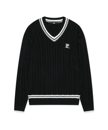 LMC（ ）の「GOTHIC CABLE TENNIS KNIT black（ニット/セーター）」