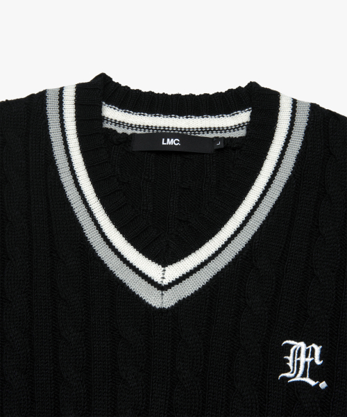 LMCの「GOTHIC CABLE TENNIS KNIT black(ニット/セーター・レディース・その他・S/M/L)」の5枚目の写真