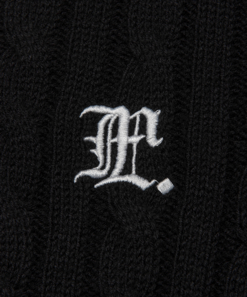 LMCの「GOTHIC CABLE TENNIS KNIT black(ニット/セーター・レディース・その他・S/M/L)」の6枚目の写真