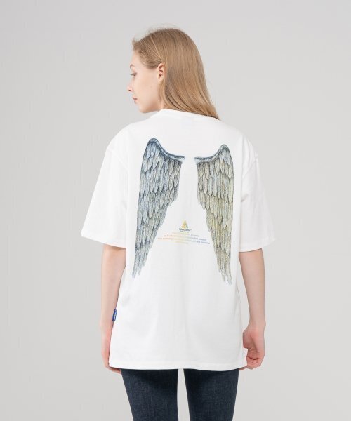 ICONOGRAPHY(アイコノグラフィー)の「WING TATTOO IV(Tシャツ/カットソー・レディース・アイボリー・L/XL/S)」の3枚目の写真