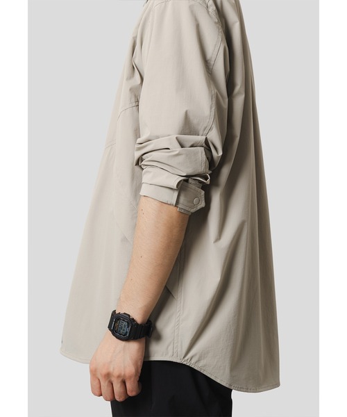 narifuri（ナリフリ）の「アウターライクシャツ（シャツ/ブラウス・メンズ・グレー系/ブルーグレー/ネイビー・SMALL/MEDIUM/LARGE/X-LARGE）」の9枚目の写真