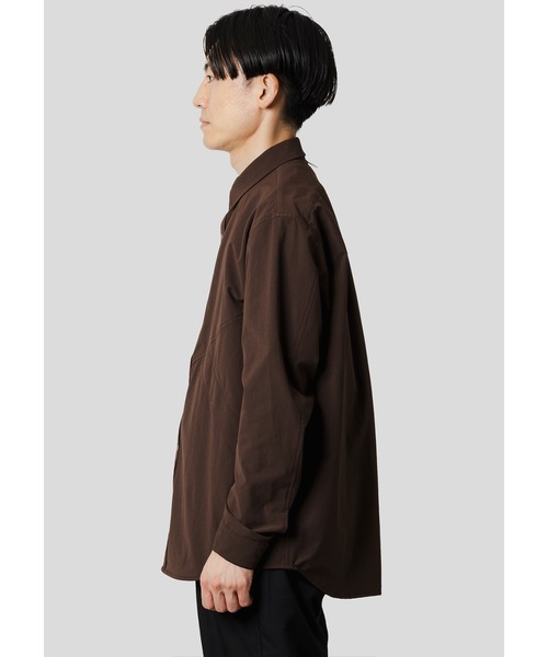 narifuri（ナリフリ）の「アウターライクシャツ（シャツ/ブラウス・メンズ・グレー系/ブルーグレー/ネイビー・SMALL/MEDIUM/LARGE/X-LARGE）」の11枚目の写真