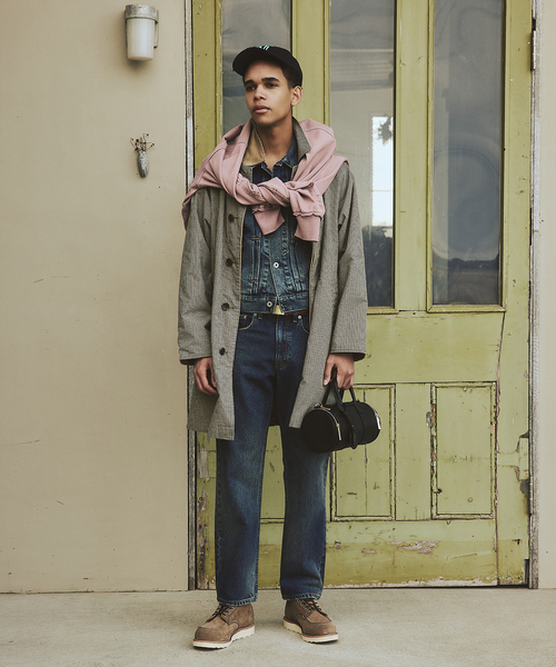 JOURNAL STANDARD（ジャーナルスタンダード）の「セミタイトストレート デニム パンツ LOT200-0658（デニムパンツ・メンズ・コバルトブルー/ライトグレー・SMALL/MEDIUM/LARGE）」の7枚目の写真