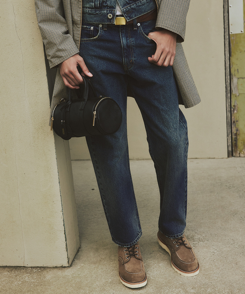 JOURNAL STANDARD（ジャーナルスタンダード）の「セミタイトストレート デニム パンツ LOT200-0658（デニムパンツ・メンズ・コバルトブルー/ライトグレー・SMALL/MEDIUM/LARGE）」の9枚目の写真