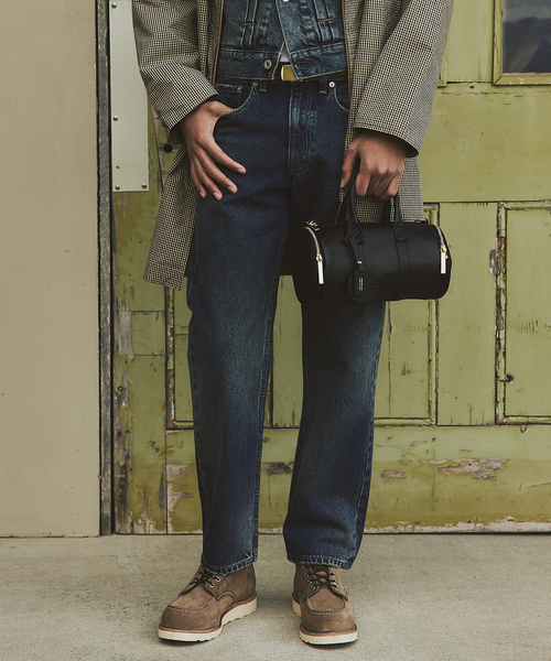 JOURNAL STANDARD（ジャーナルスタンダード）の「セミタイトストレート デニム パンツ LOT200-0658（デニムパンツ・メンズ・コバルトブルー/ライトグレー・SMALL/MEDIUM/LARGE）」の10枚目の写真