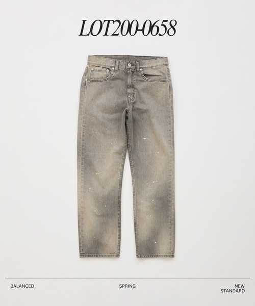 JOURNAL STANDARD（ジャーナルスタンダード）の「セミタイトストレート デニム パンツ LOT200-0658（デニムパンツ・メンズ・コバルトブルー/ライトグレー・SMALL/MEDIUM/LARGE）」の17枚目の写真