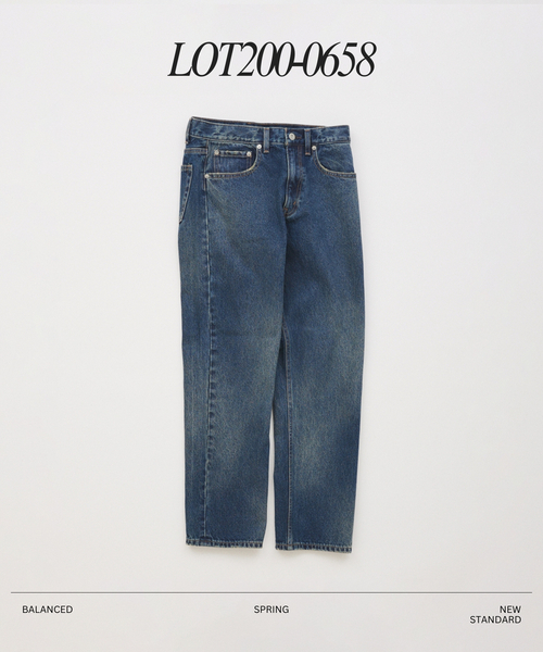 JOURNAL STANDARD（ジャーナルスタンダード）の「セミタイトストレート デニム パンツ LOT200-0658（デニムパンツ・メンズ・コバルトブルー/ライトグレー・SMALL/MEDIUM/LARGE）」の22枚目の写真