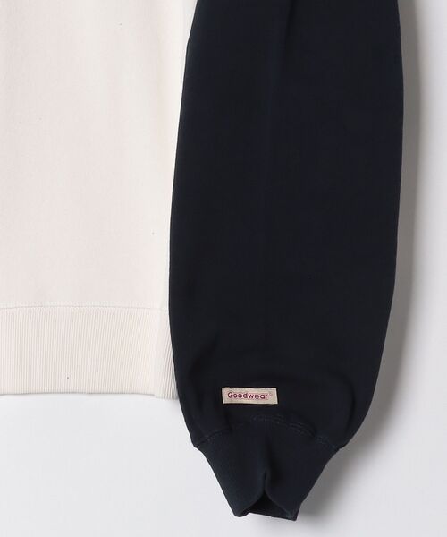 Goodwear（グッドウェア）の「『Goodwear/グッドウェア』別注USAコットンビッグシルエットクルーネック長袖トレーナー（スウェット・メンズ・グレー/ブラック/オフホワイト・M/L）」の21枚目の写真