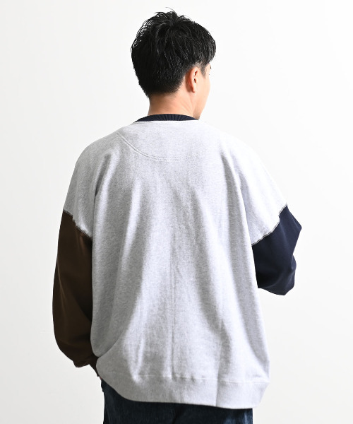 Goodwear（グッドウェア）の「『Goodwear/グッドウェア』別注USAコットンビッグシルエットクルーネック長袖トレーナー（スウェット・メンズ・グレー/ブラック/オフホワイト・M/L）」の11枚目の写真