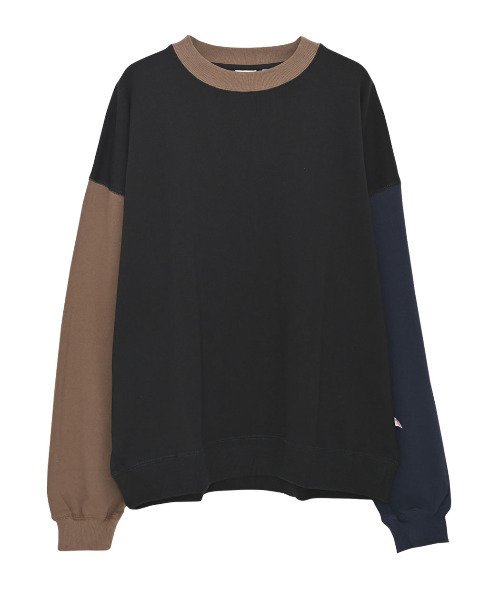 Goodwear（グッドウェア）の「『Goodwear/グッドウェア』別注USAコットンビッグシルエットクルーネック長袖トレーナー（スウェット・メンズ・グレー/ブラック/オフホワイト・M/L）」の13枚目の写真