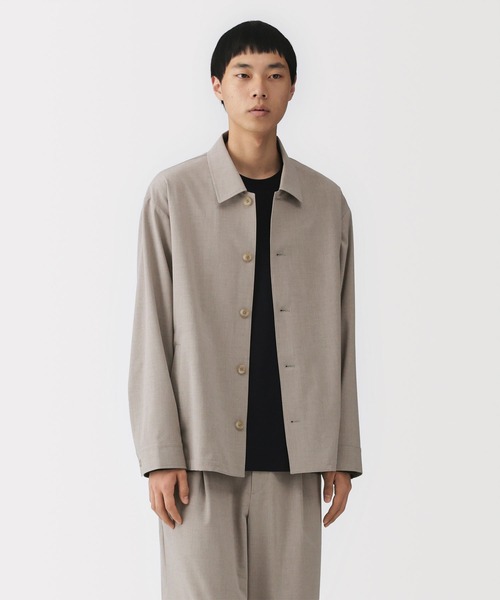 無印良品(ムジルシリョウヒン)の「紳士 乾きやすいブルゾン(ブルゾン・メンズ・チャコールグレー/ブラック/ブラウン系・S/M/L/XL)」の3枚目の写真