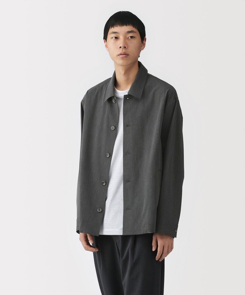 無印良品(ムジルシリョウヒン)の「紳士 乾きやすいブルゾン(ブルゾン・メンズ・チャコールグレー/ブラック/ブラウン系・S/M/L/XL)」の1枚目の写真