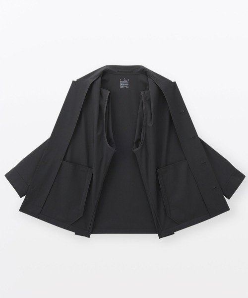 無印良品(ムジルシリョウヒン)の「紳士 乾きやすいブルゾン(ブルゾン・メンズ・チャコールグレー/ブラック/ブラウン系・S/M/L/XL)」の5枚目の写真