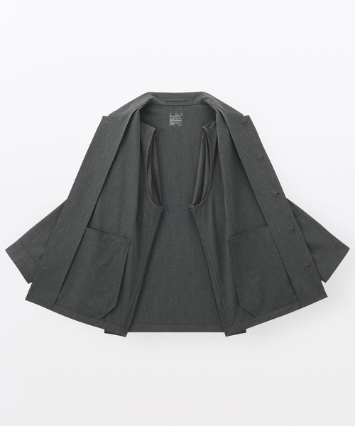 無印良品(ムジルシリョウヒン)の「紳士 乾きやすいブルゾン(ブルゾン・メンズ・チャコールグレー/ブラック/ブラウン系・S/M/L/XL)」の9枚目の写真