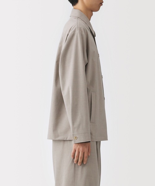 無印良品(ムジルシリョウヒン)の「紳士 乾きやすいブルゾン(ブルゾン・メンズ・チャコールグレー/ブラック/ブラウン系・S/M/L/XL)」の13枚目の写真