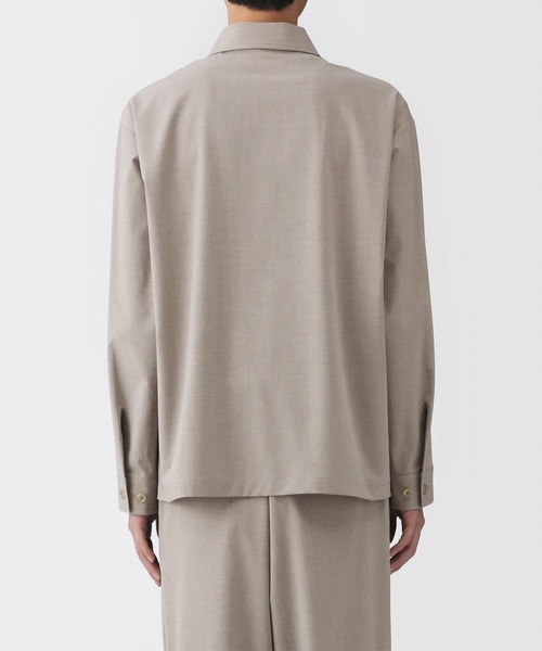 無印良品(ムジルシリョウヒン)の「紳士 乾きやすいブルゾン(ブルゾン・メンズ・チャコールグレー/ブラック/ブラウン系・S/M/L/XL)」の14枚目の写真