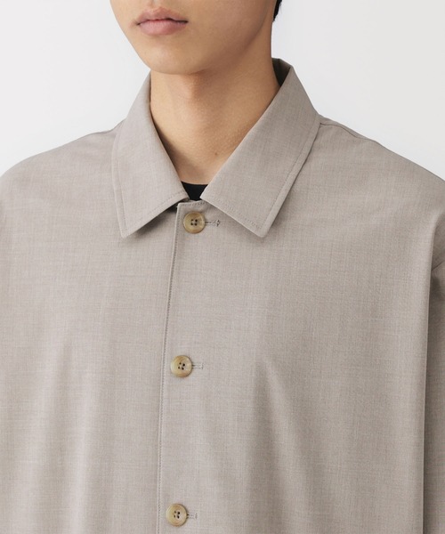 無印良品(ムジルシリョウヒン)の「紳士 乾きやすいブルゾン(ブルゾン・メンズ・チャコールグレー/ブラック/ブラウン系・S/M/L/XL)」の15枚目の写真