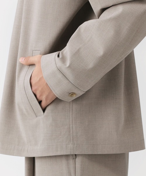 無印良品(ムジルシリョウヒン)の「紳士 乾きやすいブルゾン(ブルゾン・メンズ・チャコールグレー/ブラック/ブラウン系・S/M/L/XL)」の16枚目の写真