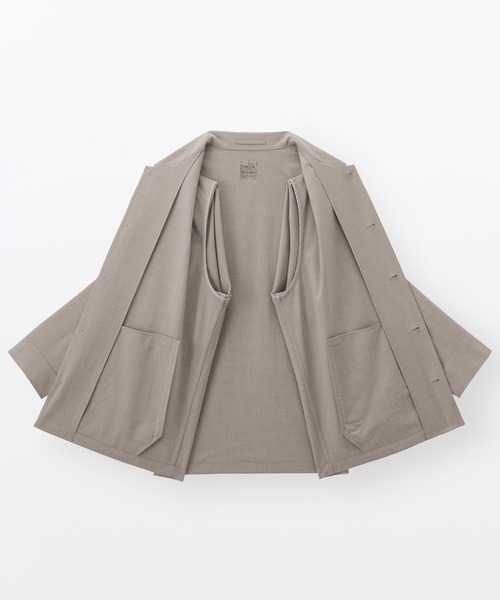 無印良品(ムジルシリョウヒン)の「紳士 乾きやすいブルゾン(ブルゾン・メンズ・チャコールグレー/ブラック/ブラウン系・S/M/L/XL)」の17枚目の写真