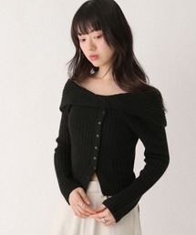 Heather（ヘザー）の「ツイストオフショルニット　645569（ニット/セーター）」