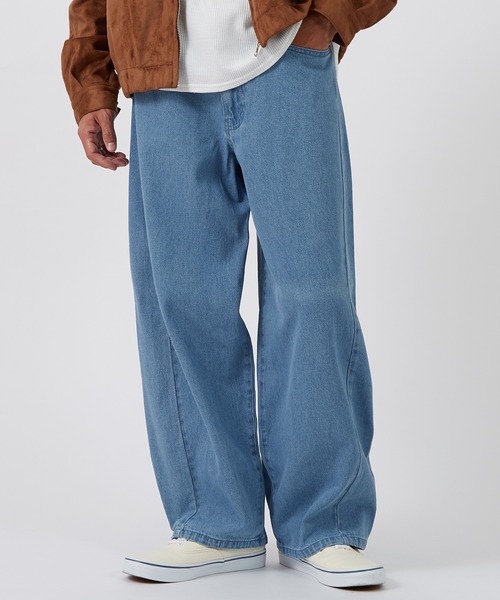 improves（インプローブス）の「9.5oz デニム バレルレッグ ジーンズ（デニムパンツ・メンズ・ブルー/ネイビー/ブラック系/ブラック/サックスブルー・SMALL/LARGE/MEDIUM/X-LARGE）」の5枚目の写真