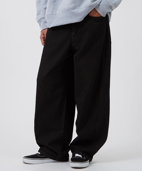 improves（インプローブス）の「9.5oz デニム バレルレッグ ジーンズ（デニムパンツ・メンズ・ブルー/ネイビー/ブラック系/ブラック/サックスブルー・SMALL/LARGE/MEDIUM/X-LARGE）」の2枚目の写真